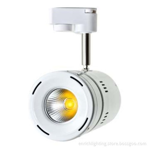 LED Track Light, 30W, COB, 80 to 90lm/W Luminous Efficiency, White or Black Colors